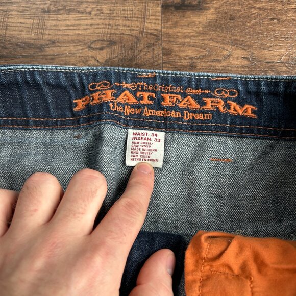 Phat Farm Jeans - 34x33 - Picture 7 of 10